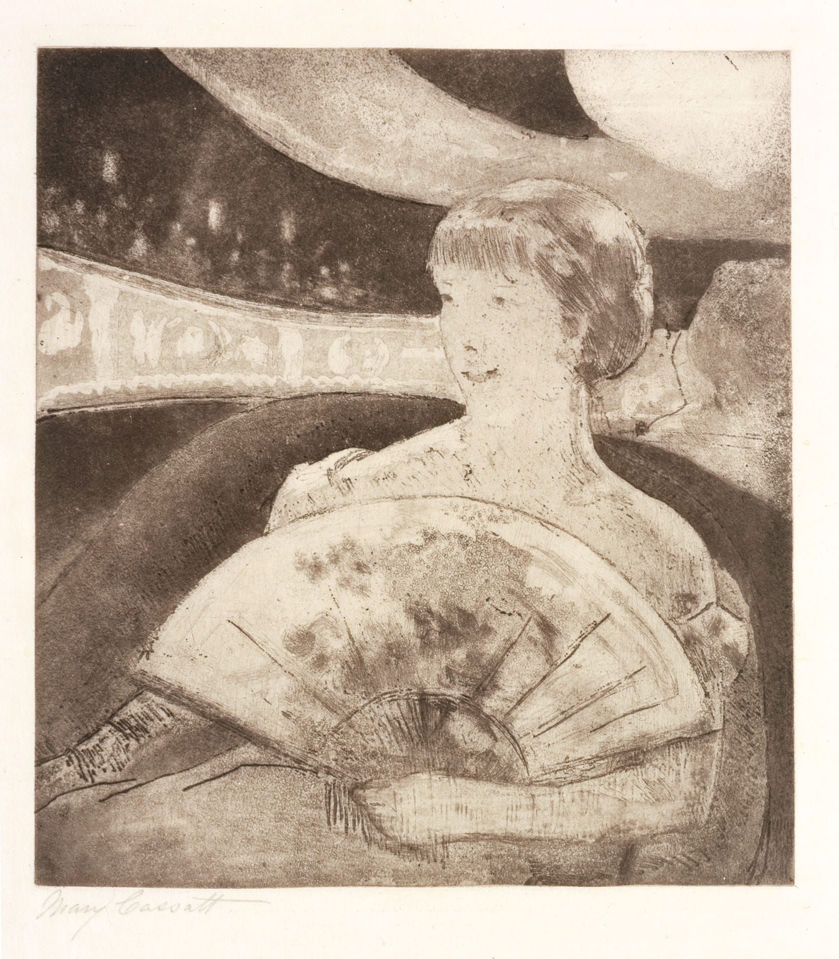 Mary Cassatt, In the Opera Box (No. 3)