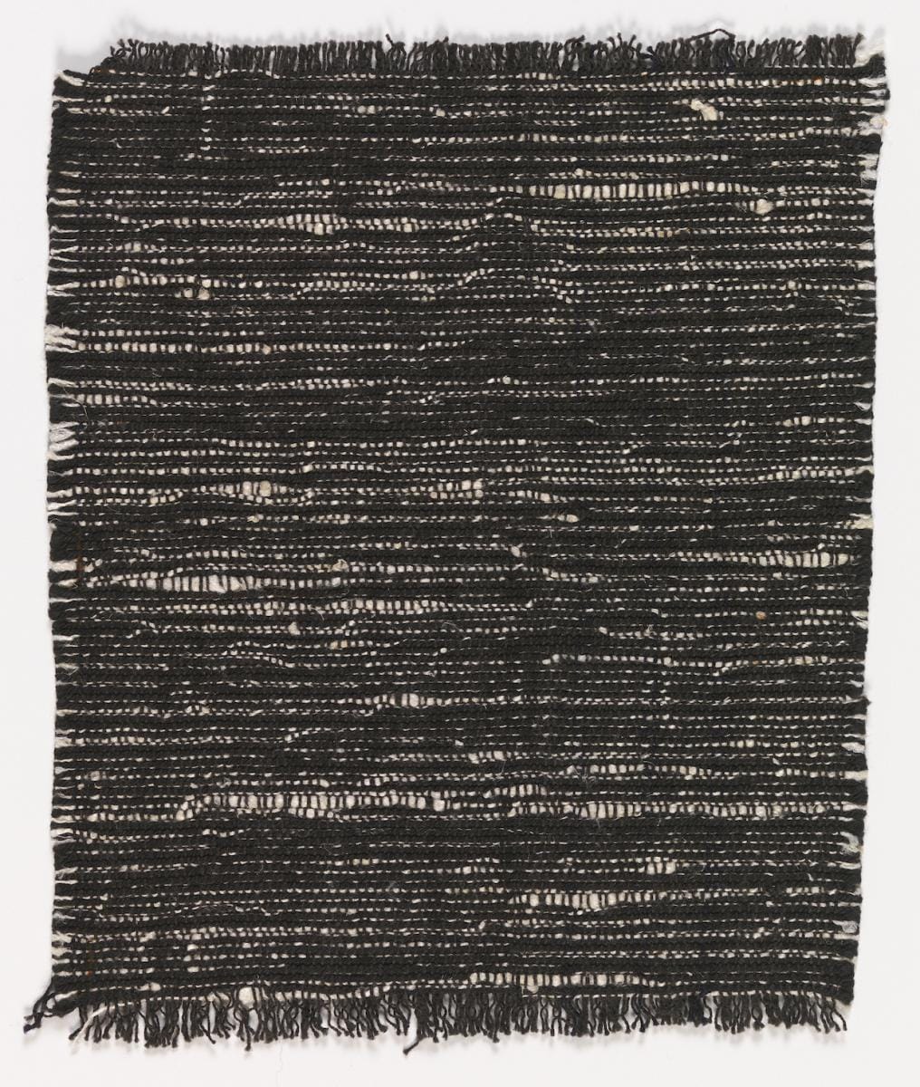 Anni Albers, Textile sample, n.d., cotton, 7 1/2 x 6 1/4 in., The Josef and Anni Albers Foundation, 1994.15.18 (photo: © 2023 The Josef and Anni Albers Foundation/Artists Rights Society (ARS), New York) 