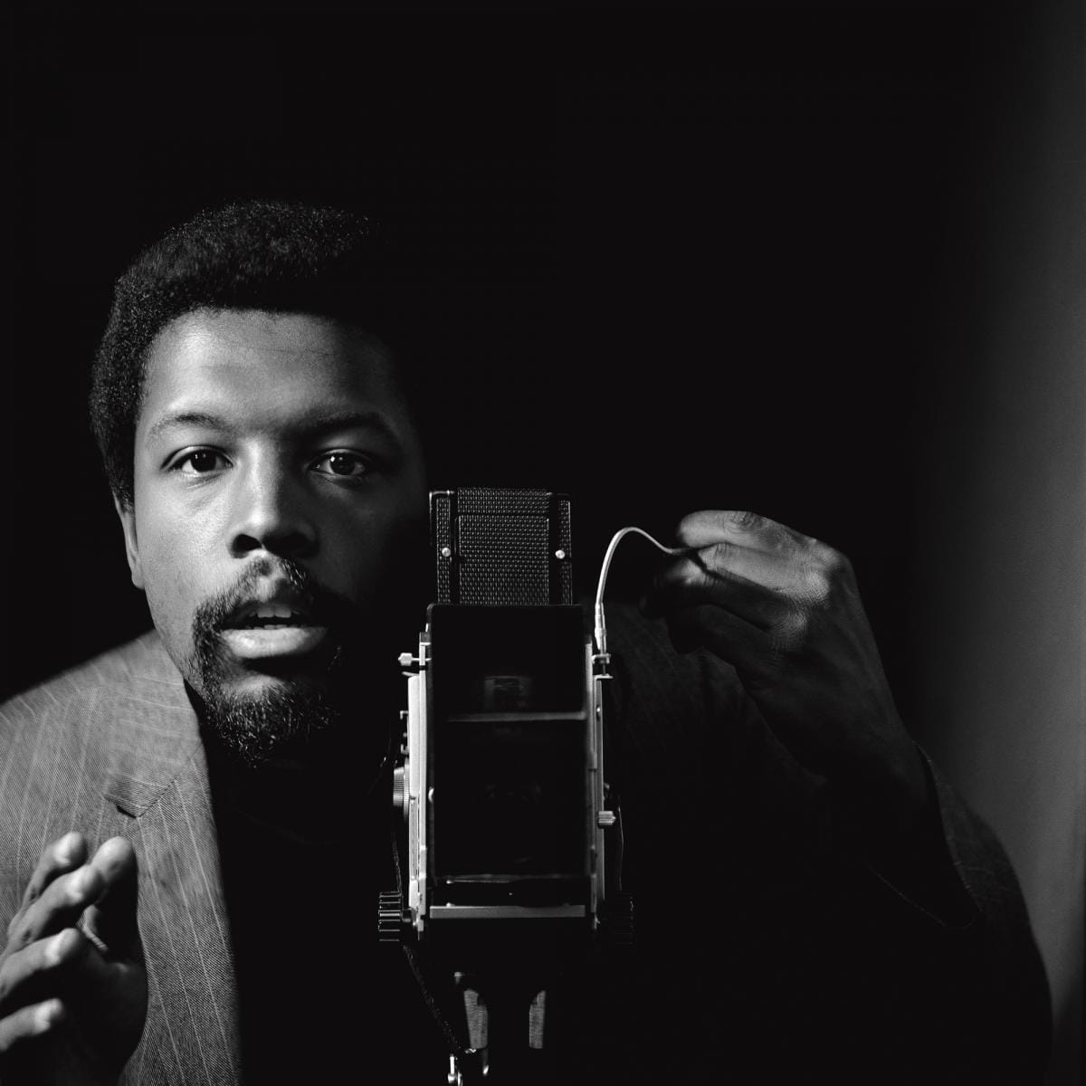 Kwame Brathwaite, Self-portrait, African Jazz-Art Society & Studios (AJASS), Harlem, ca. 1964; from Kwame Brathwaite: Black Is Beautiful (Aperture, 2019)