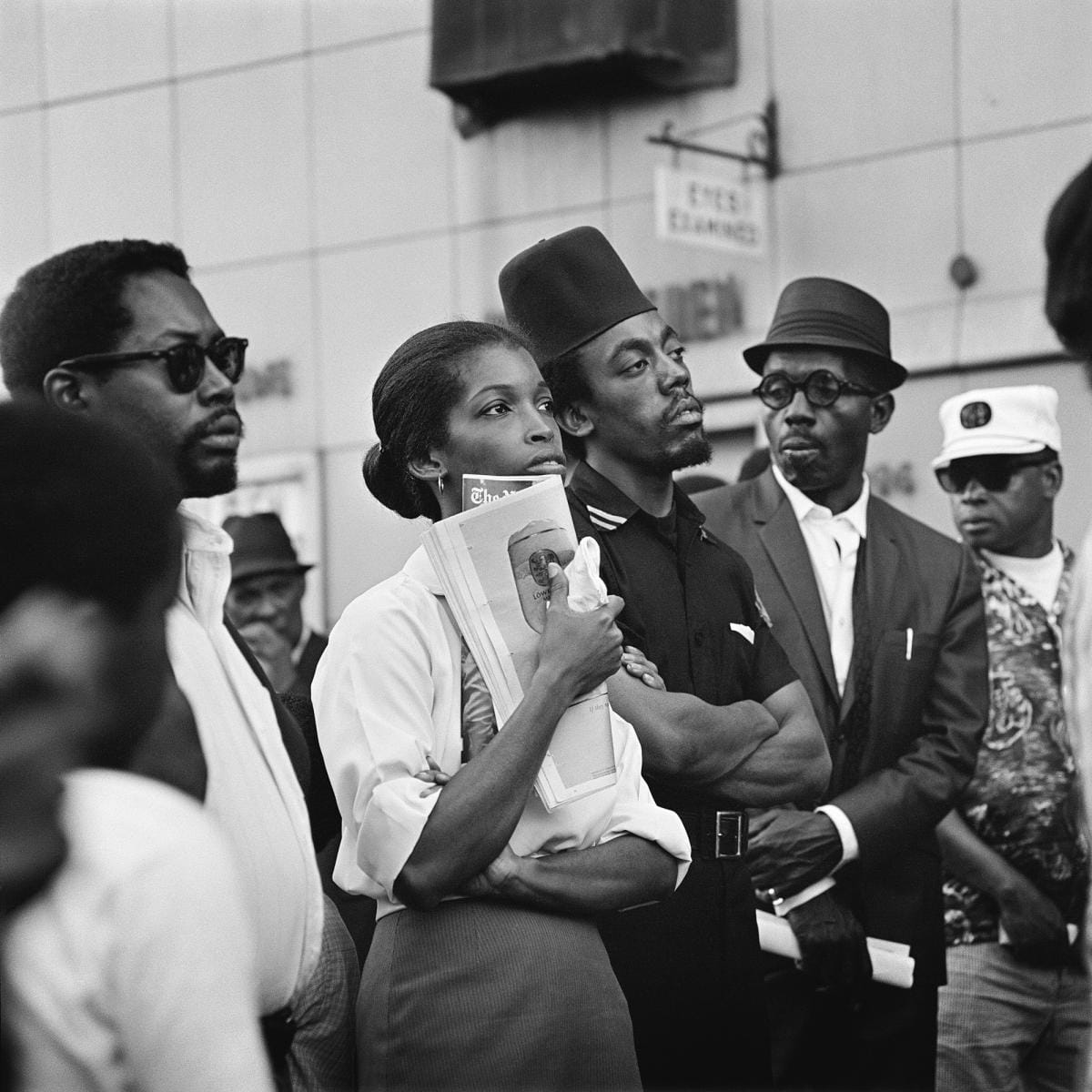 Kwame Brathwaite, Marcus Garvey Day Parade, Harlem, circa 1967; from Kwame Brathwaite: Black Is Beautiful(Aperture, 2019), Courtesy the artist and Philip Martin Gallery, Los Angeles