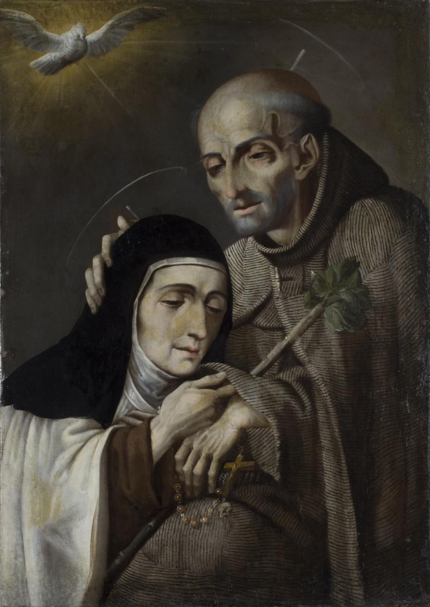 Melchor Perez Holguin Saint Peter of Alcantara and Saint Teresa