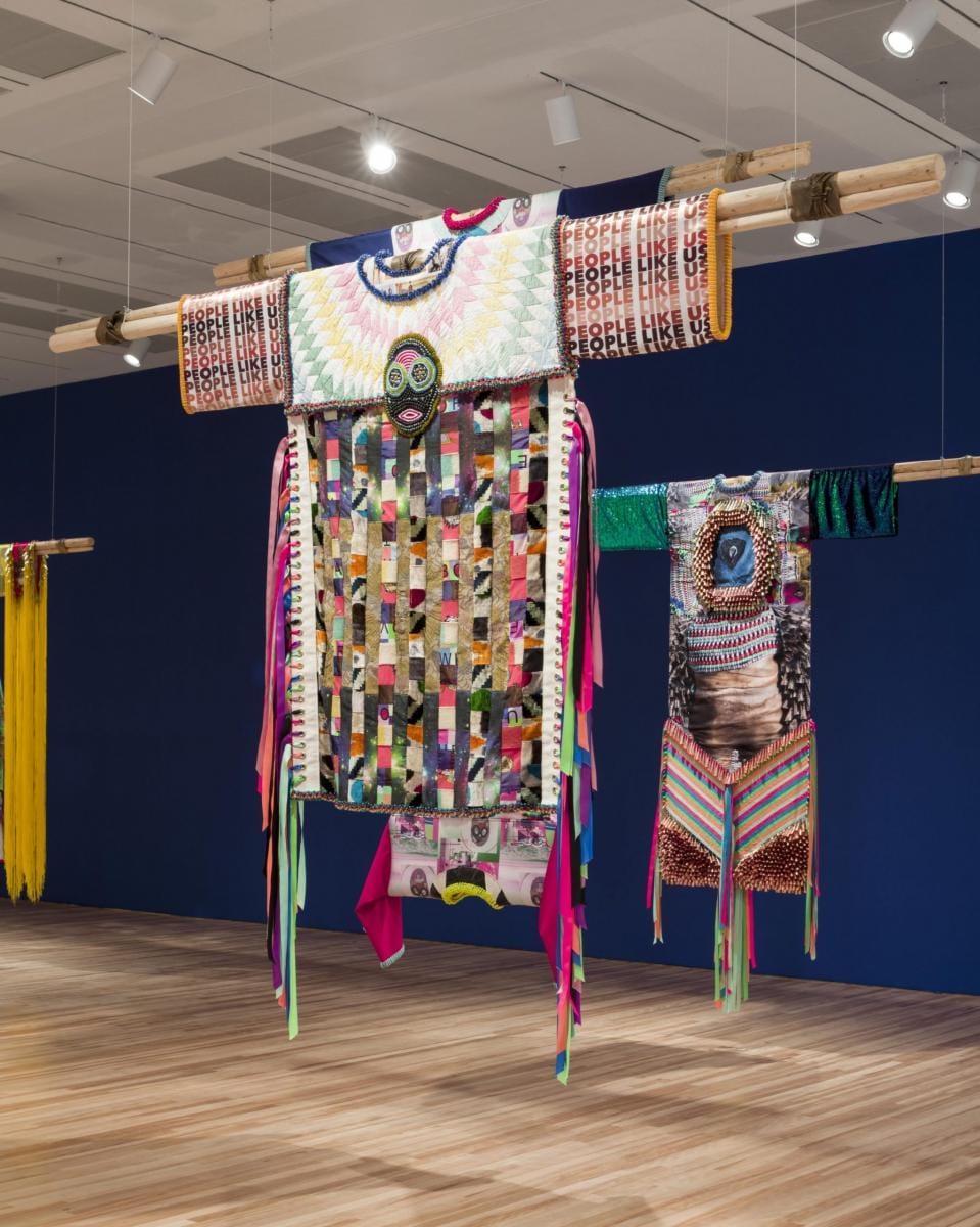 View of Jeffrey Gibson: This Is the Day at the Blanton Museum of Art, The University of Texas at Austin, July 14, 2019–September 29, 2019