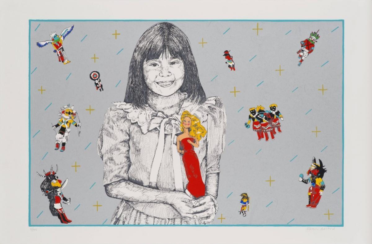 Glenna Boltuch Avila, Untitled, 1986, screenprint, 25 x 38 3/16 in., Blanton Museum of Art, The University of Texas at Austin, Gift of Gilberto Cardenas, 2017