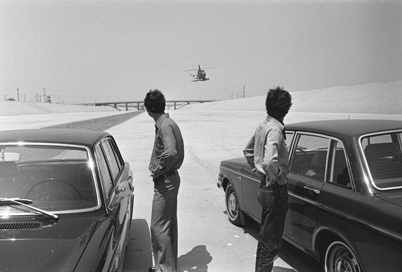 Joel Meyerowitz, Los Angeles River, California, 1967, Archival pigment print, © Joel Meyerowitz, courtesy of the artist and Howard Greenberg Gallery, New York