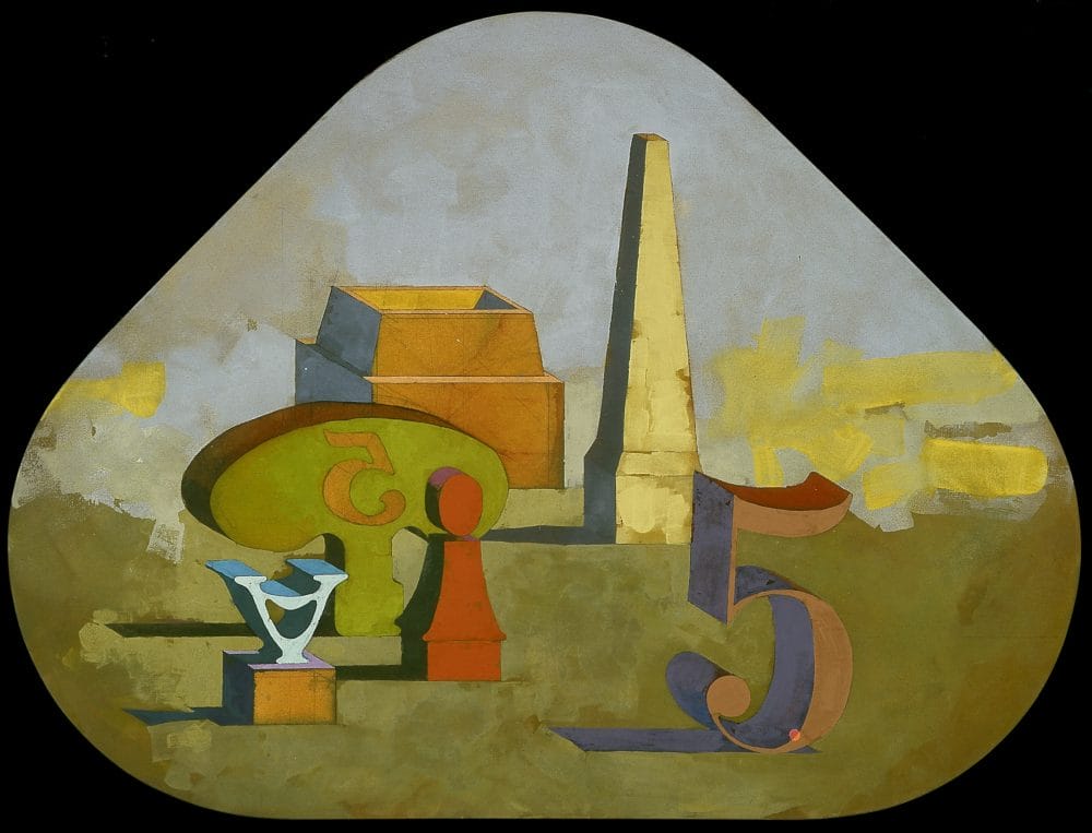 Fernando Maza, Sin título [Untitled], 1968, oil on canvas, 45 7/8 x60 13/16in., Blanton Museum of Art, The University of Texas at Austin, Gift of Barbara Duncan, 1974