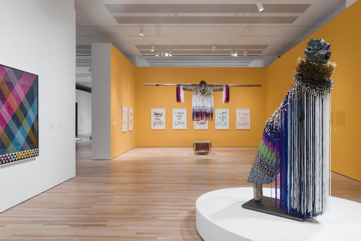 View of Jeffrey Gibson: This Is the Day at the Blanton Museum of Art, The University of Texas at Austin, July 14, 2019–September 29, 2019