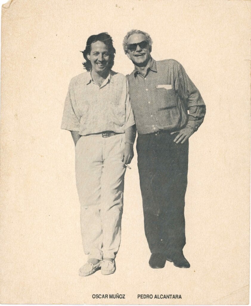 Oscar Muñoz and Pedro Alcántara.