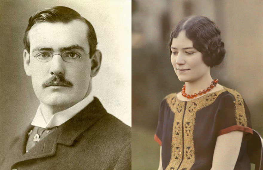 Archer M. Huntington and his wife, sculptor Anna Hyatt Huntington